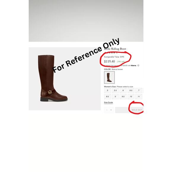 MSRP $398 NWT Coach Ricki Riding Boot Size 5.5 MSRP $398 | SAME DAY SHIP - Picture 5 of 5